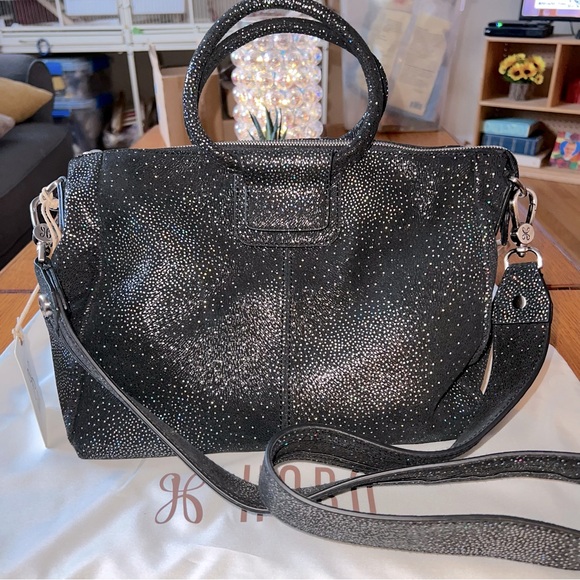 NWT Hobo International Medium Sheila Bag in Silver Galaxy
